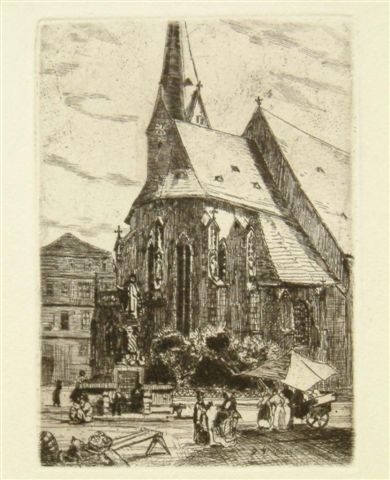 Ernst Grser, St. Leonhardskirche in Stuttgart
