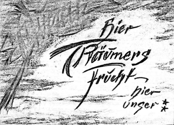 Hier Träumers Frucht